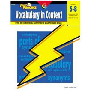  5 Pack CREATIVE TEACHING PRESS VOCABULARY IN CONTEXT GR 5 