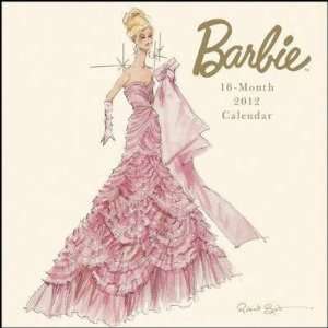  Barbie 2012 Small Wall Calendar