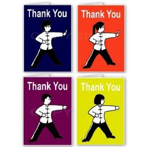  Kung Fu Kid Thank You Cards Asian Design Toys & Games