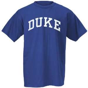  Duke Blue Devils Royal Blue Arch Logo T shirt Sports 
