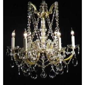  Maria Theresa chandelier H. 35 W. 28 12 lights