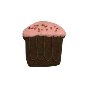  6 Pink Cupcake Dog Treats