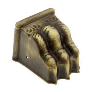  Small Size Brass Claw Foot Toe Cap in Antique Brass Finish 