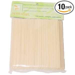    Clean Easy Large Wood Applicator Sticks   Body (100 