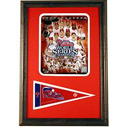 Phillies 2008 World Series 12x18 Framed Print with Pennant   