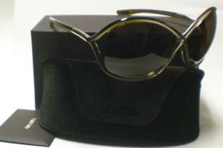TOM FORD WHITNEY TF9 TF 9 BROWN CLEAR 74F SUNGLASSES  