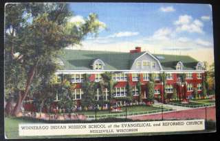 Neillsville WI~1940s WINNEBAGO INDIAN MISSION SCHOOL  