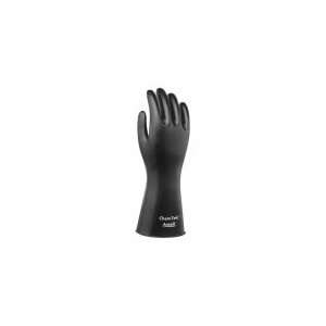  ANSELL 38 612 Chemical Resistant Glove,10,Black,PR
