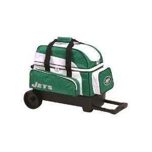 NFL Jets Roller Team Colors Bowling Bag:  Sports & Outdoors
