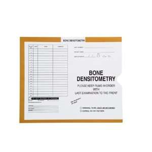 Bone Densitometry Yellow/Green #381 Open End Category Insert Jackets 