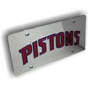 Detroit Pistons Laser Tag License Plate 