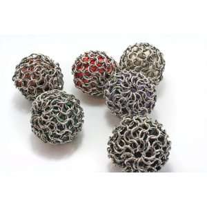   Hacky Sack Leather And Chainmail   GREEN (Footbag)