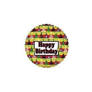  Happy Birthday Faces 33 Mylar Balloon 