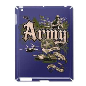 iPad 2 Case Royal Blue of Army US Grunge Any Time Any Place Any Where