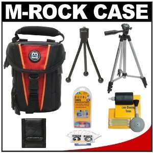  M ROCK 644 Mesa Verde Camera Case (Black/Red/Orange 