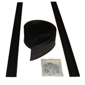   Garage Door Bottom Seal Kit with Track and Mounting Hardware: Home