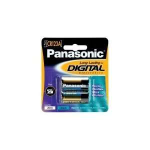  Panasonic CR 123 Photo Lithium Battery Retail Pack  2 Pack 