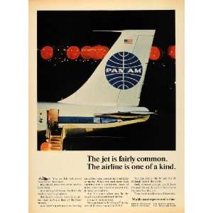 1965 Ad Pan American Airways Panagra Airplane Travel   Original Print 