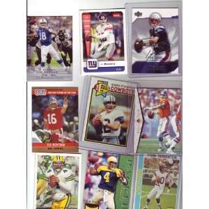  25 Super Star NFL Quarterback Cards