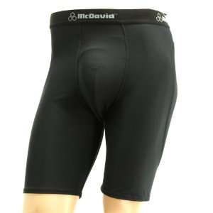   Padded Sliding Shorts & Flex Cup Black Large: Sports & Outdoors