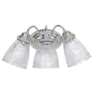 Capital Lighting 1353CH 106 3 Light Vanity Fixture, Chrome Finish with 