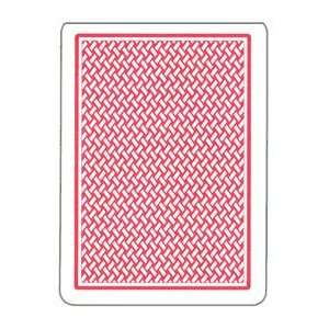  New Copag Texas Hold Em Poker Peek Index Red Plastic Deck 