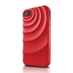  Musubo Ripple Case for iPhone 4/4S  Red Cell Phones 