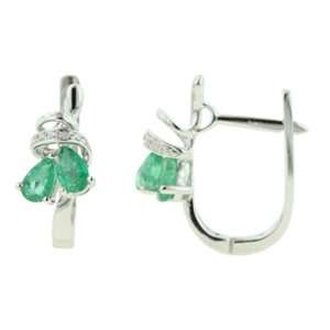  Emerald Diamond Earrings: Jewelry