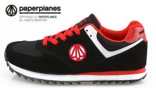New MENS Paperplanes Running Black shoes ALL SIZE  