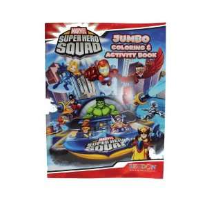  Marvel Super Hero Color Book   Squad Jumbo Coloring and 