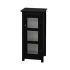   Home Fashions Chesterfield Floor Cabinet with Single Glass Door