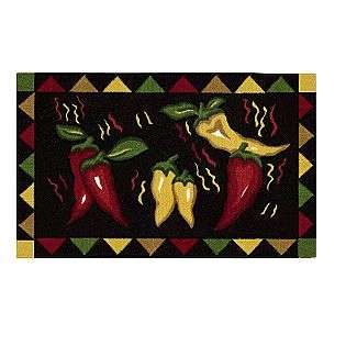 22 in. Chili Pepper Kitchen Rug  Whole Home For the Home Rugs Area 