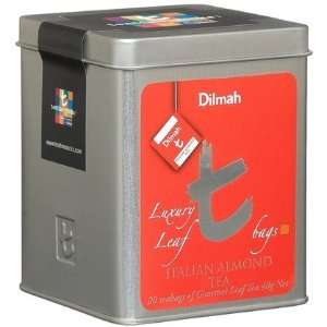 Dilmah Italian Almond Tea, 20 ct Luxury Leaf Teabags, 3 ct 