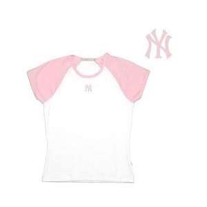  New York Yankees Womens All Star Cap Sleeve T shirt by 