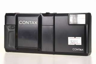 Black Contax T P&S Camera w/T14 Flash Unit  