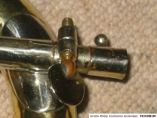 Beautiful old rotary Flugelhorn V. Kunc garland, rare key (maybe A 