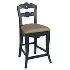 Powell Hills Of Provence Antique Black over Terra Cotta finish wood 