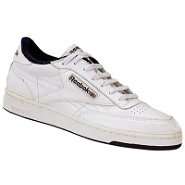Reebok Mens Athletic Shoe Classic Club C   White 