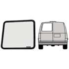  Fixed Window   Left Rear Door 1997+ Chevy/GMC Vans 23 1/8 x 20 1/16