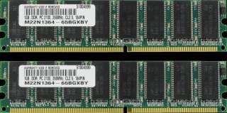 2GB (2X1GB) MEMORY FOR IBM THINKCENTRE A30 8191 8198 8199  