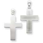 goldia Sterling Silver Polished The Lords Prayer Cross Pendant