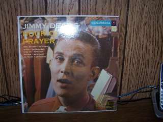 Jimmy Dean   Jimmy Deans Hour Of Prayer lp Mono album 1957 VG+ / VG+ 
