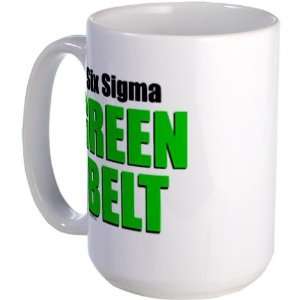  Six Sigma Green Belt Sigma Large Mug by  