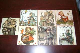 Hummel Coasters / Wall Hanging Pictures, W. German  
