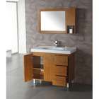 Legion Furniture 9 Vanity Mirror Cabinet in Medium Maple
