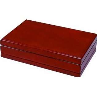 Quality Importers Florence 20 30 Cigar Travel Humidor, Rich Cherry 