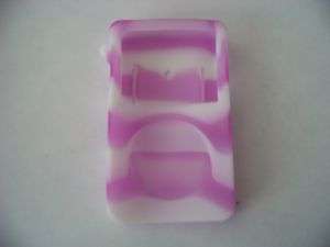 iPod Classic 60GB Silicone Skin White Purple 5G 5th Gen  