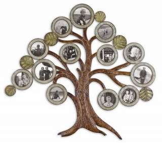 Tree Of Life PHOTO COLLAGE Wall Art Embossed Metal NEW  