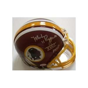 Mark Rypien Autographed Washington Redskins Mini Football Helmet with 