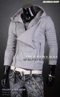 VVW Designer Mens Jacket Coat Shirt Hoodie M L 8005 Light Gray ~USA 